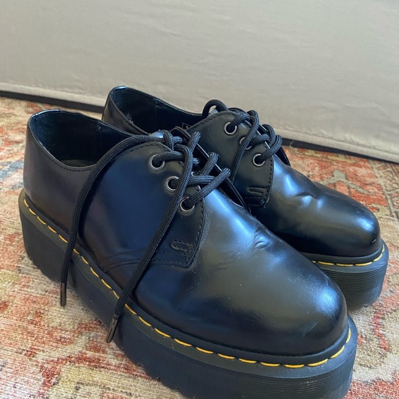 Dr. Martens 8053 Leather platform shoes - Picture 3 of 3